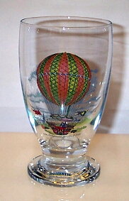 Luftballong Glas, Allglas 34 cl. Grön