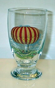 Luftballong Glas, Allglas 34 cl. gul