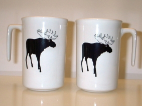 Nova mugg med svart Älg - 2