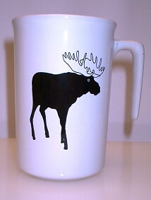 Nova mugg med svart Älg