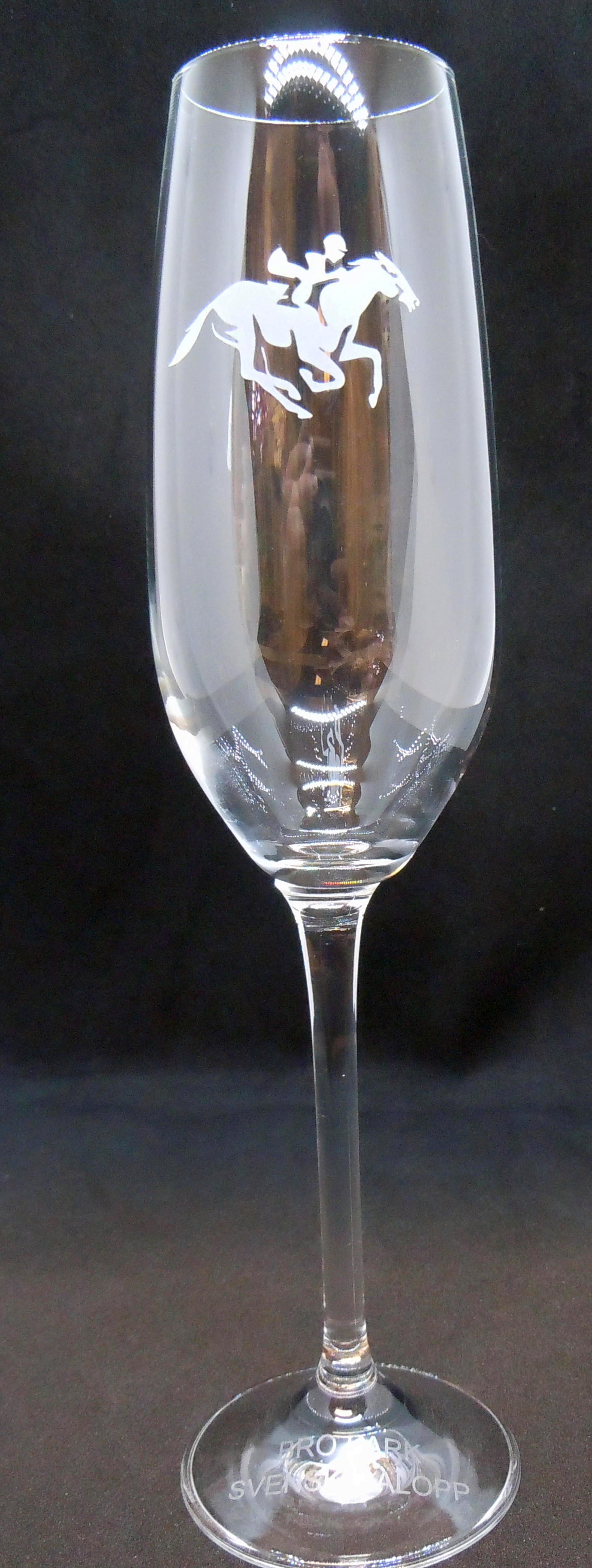 Champagneglas Yarra 20 cl Galopp Häst