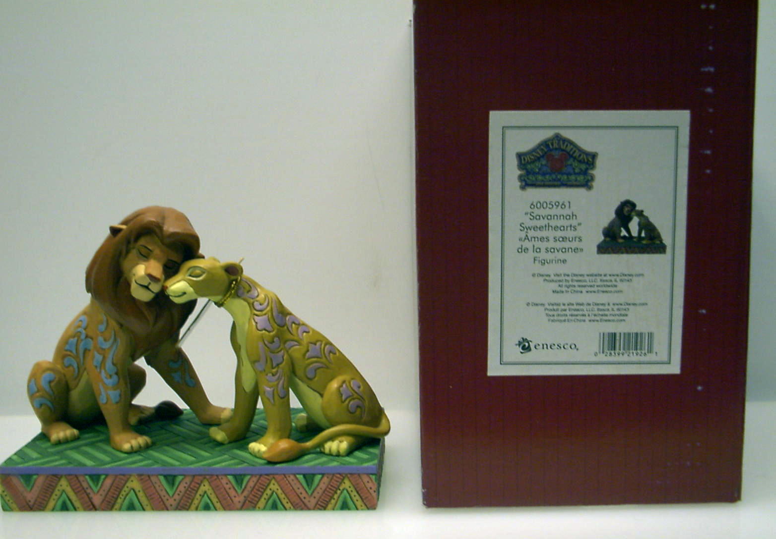 Disney Savannah Sweethearts Simba & Nala av Jim Shore - 2