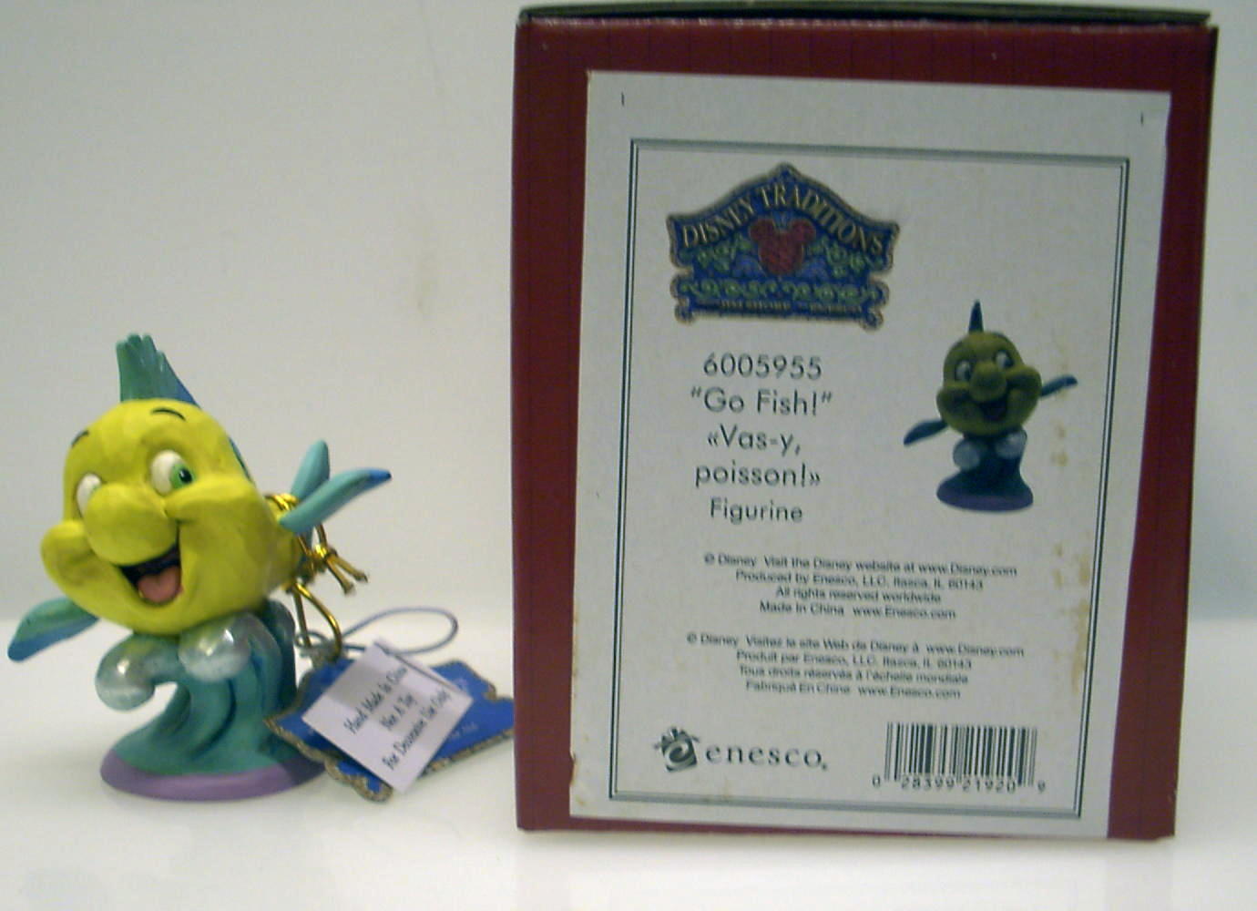 Disney Go Fish, Flounder Figurine av Jim Shore - 2
