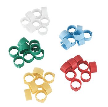 Plastclips för märkning 8mm