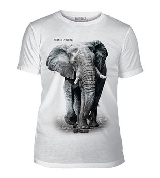 Elefant T-shirt / Stop ExtinctionThe Mountain Unisex Elephant No Poaching Tri-Blend T Shirt
