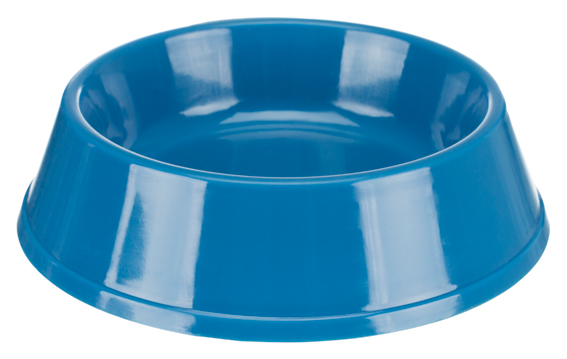 Matskål katt plast Bl frg 0,2 L 12 cm