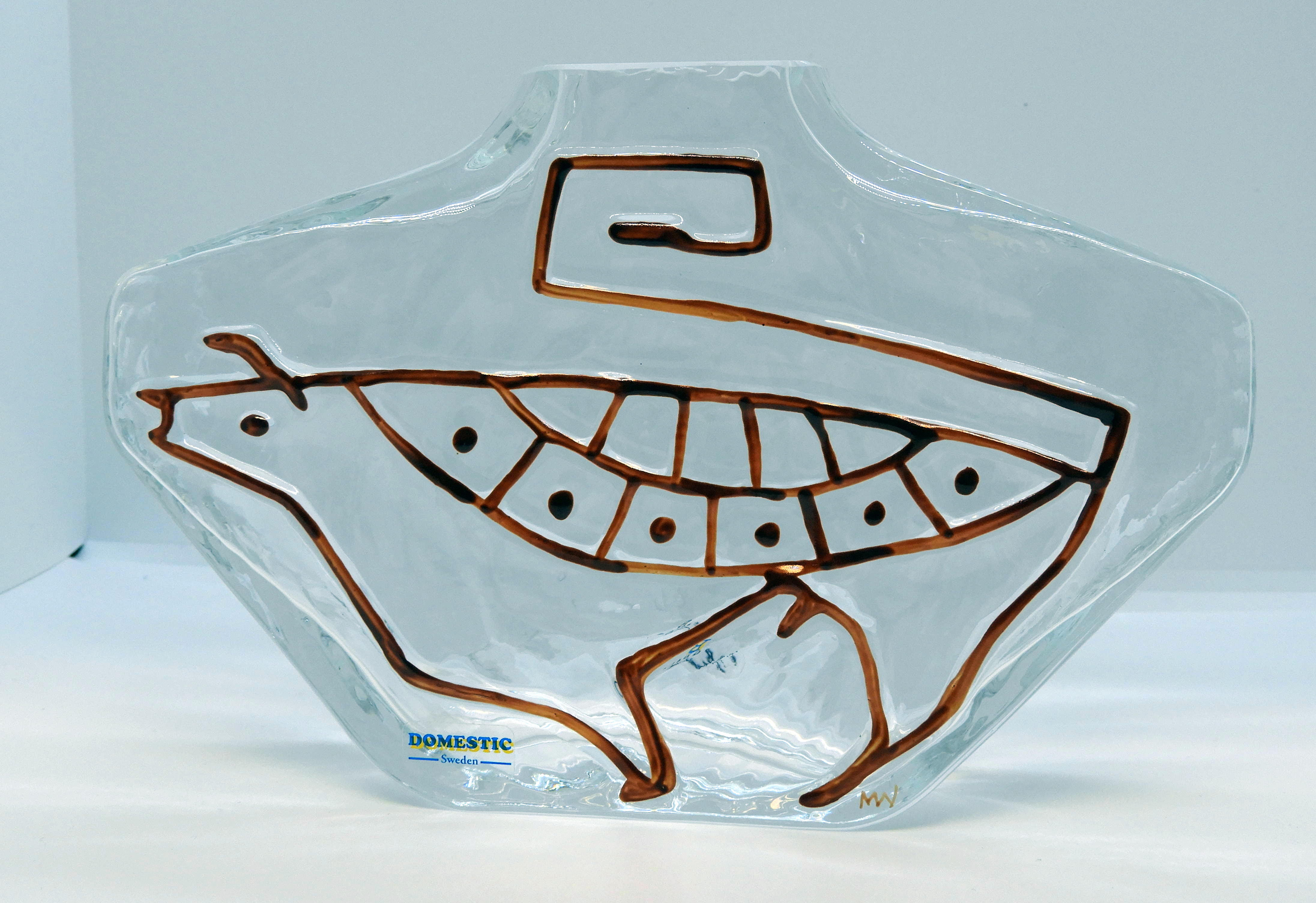 Glasvas av Wiktor Berndt, Tjur brun