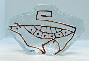 Glasvas av Wiktor Berndt, Tjur brun