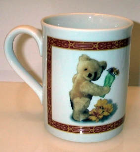 Teddy björn mugg, rak modell A - 2