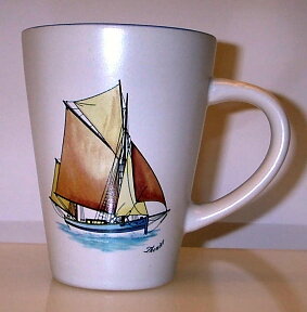 Segelbåtar på mugg 3
