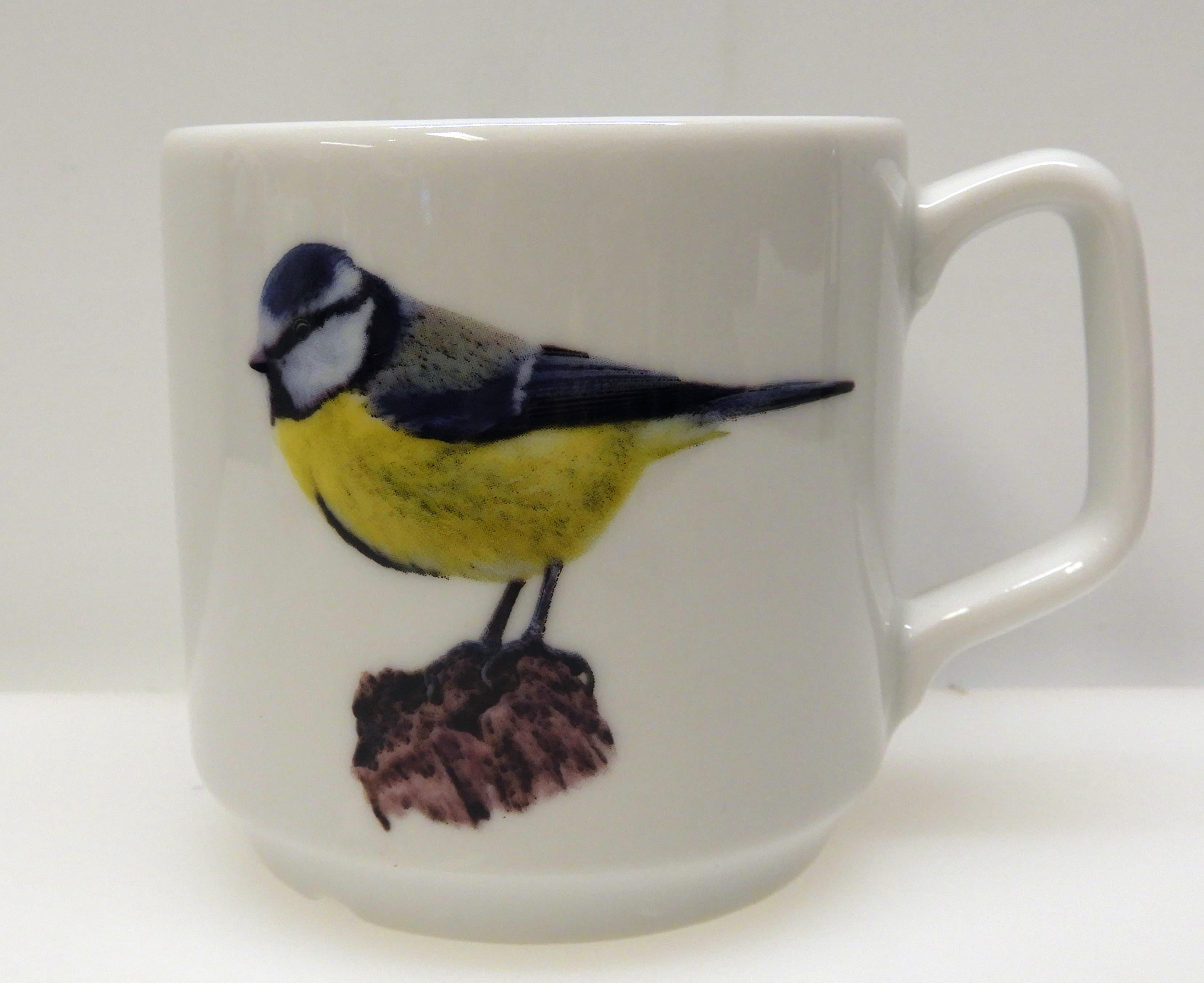 Kaffe, te mugg Blåmes