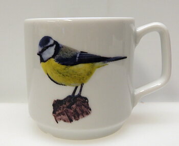 Kaffe, te mugg Blåmes