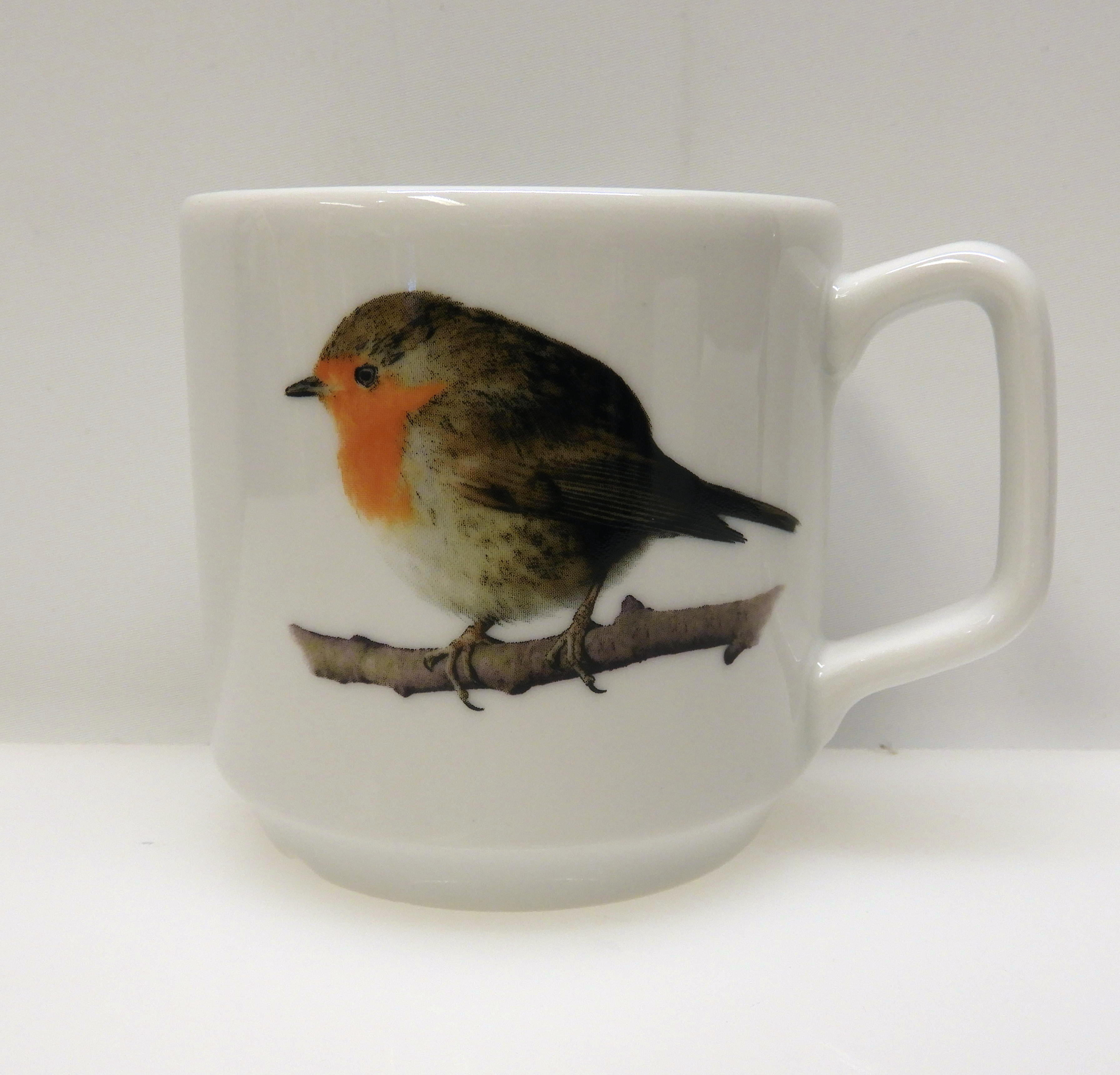Kaffe, te mugg Rödhake
