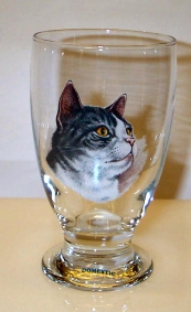 Katt Glas, Allglas 34 cl. Katt Nr 3
