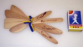 Smörknivar i Ene 4 set, Smör, Marmelad, Ost