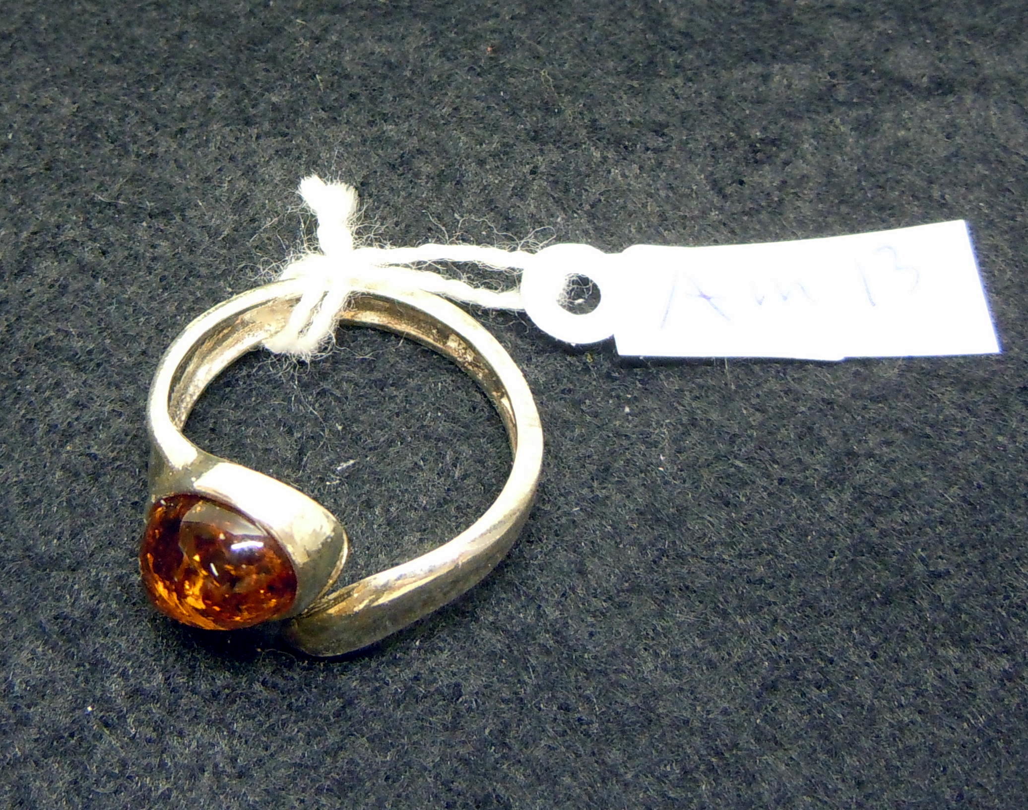 Bärnsten Amber Rav Ring / Silver 13 - 2