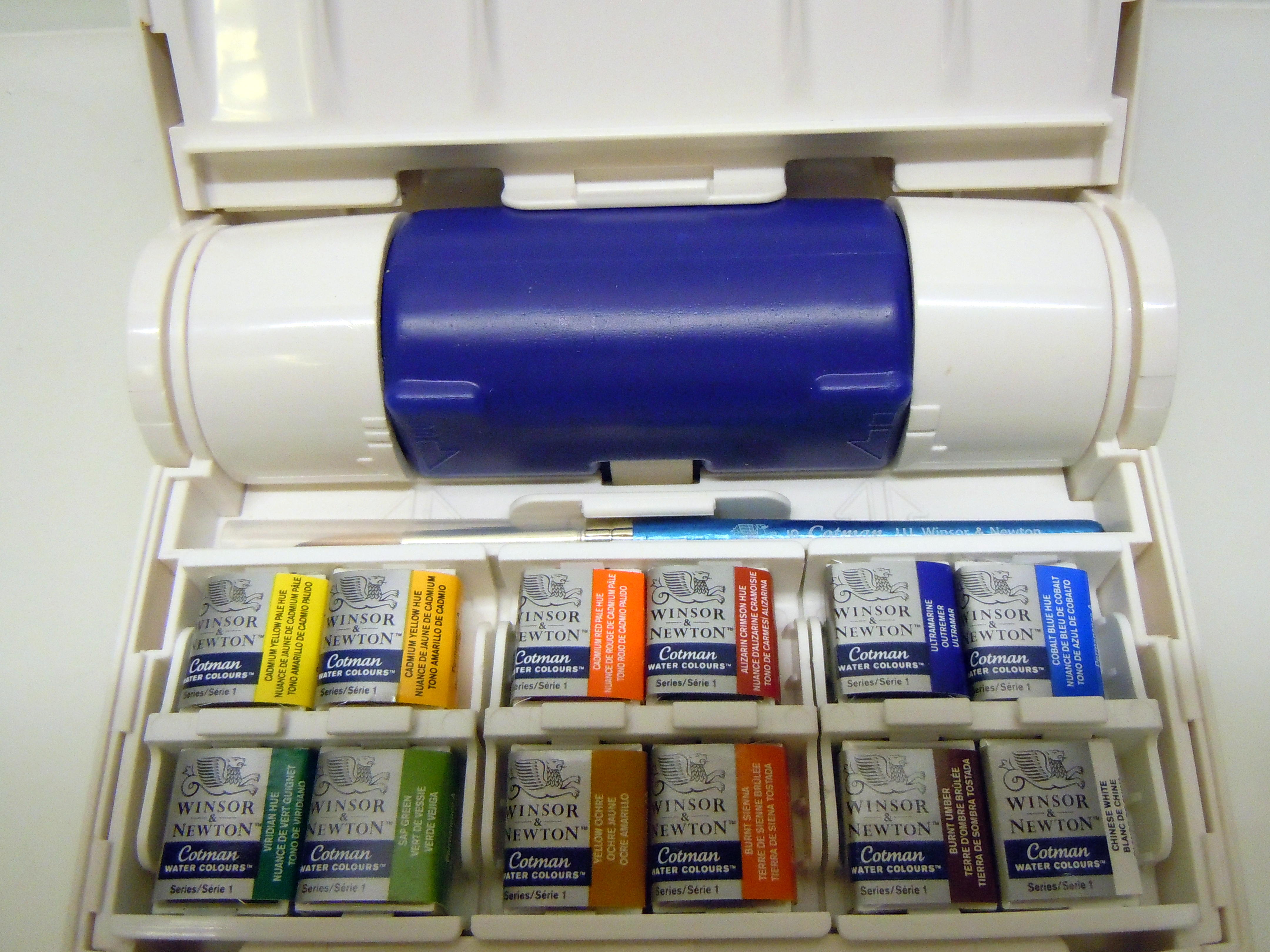 Winsor & Newton Cotman Water Colours 12 - 1/2 koppar