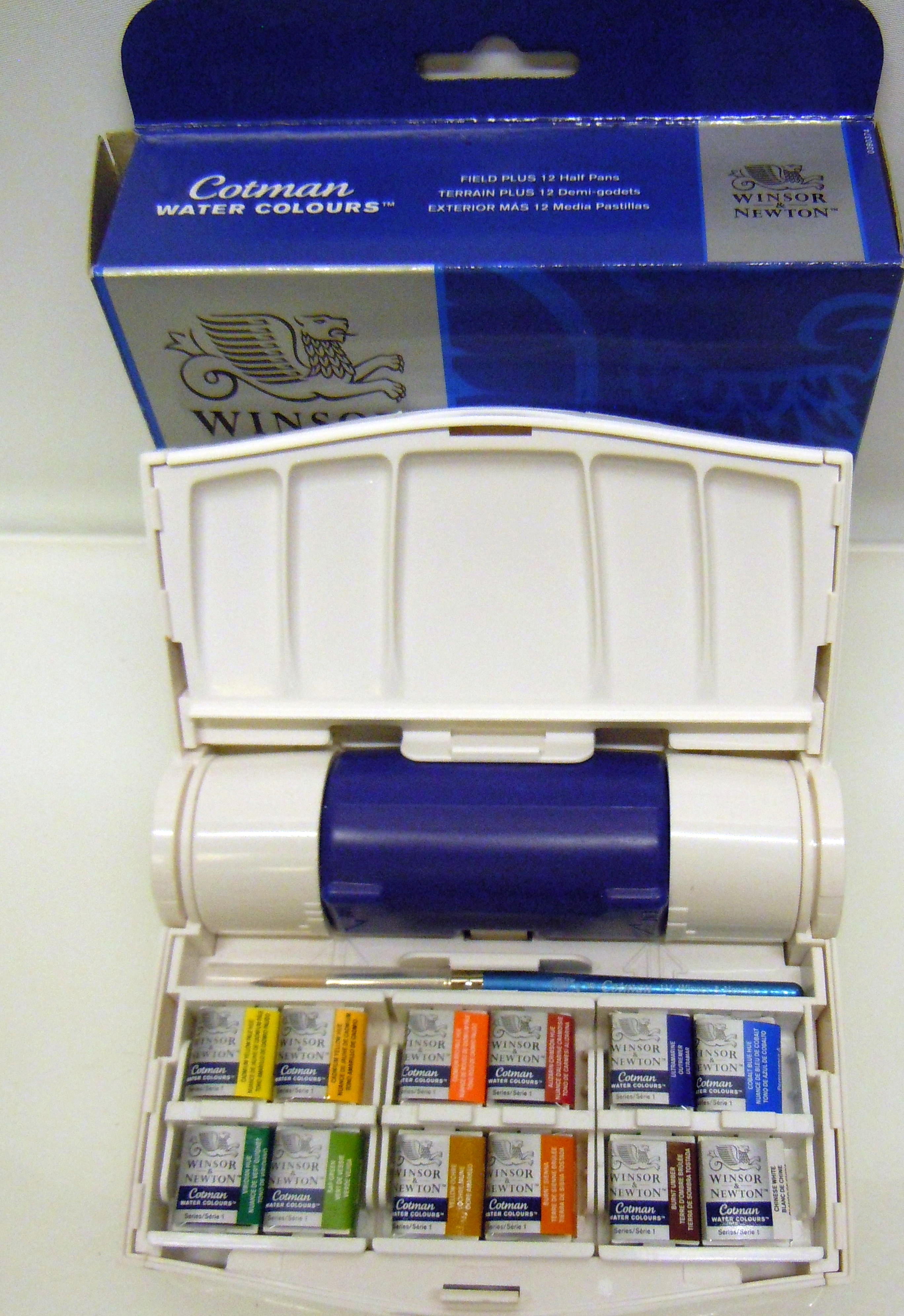 Winsor & Newton Cotman Water Colours 12 - 1/2 koppar - 2