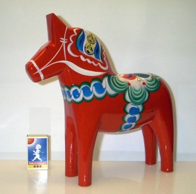 Dalahäst Röd 25 cm