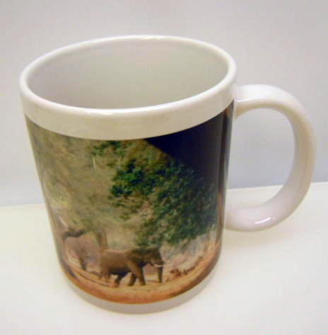 Mugg med elefantmotiv - 2