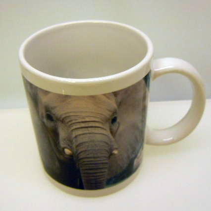 Mugg med elefantmotiv - 2