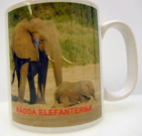Mugg med elefantmotiv
