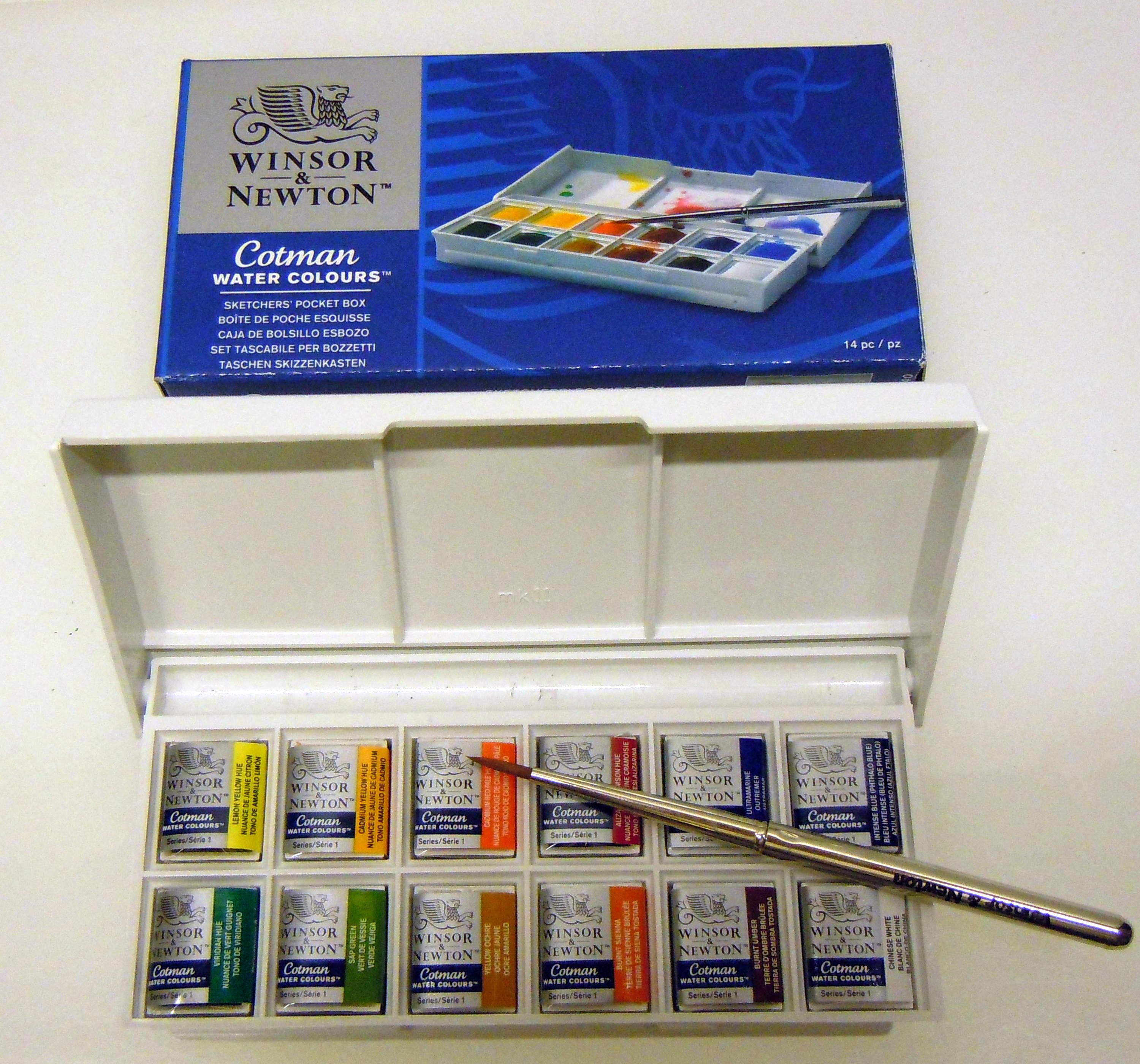 Winsor & Newton Cotman Water Colours 12 - 1/2 koppar - 2
