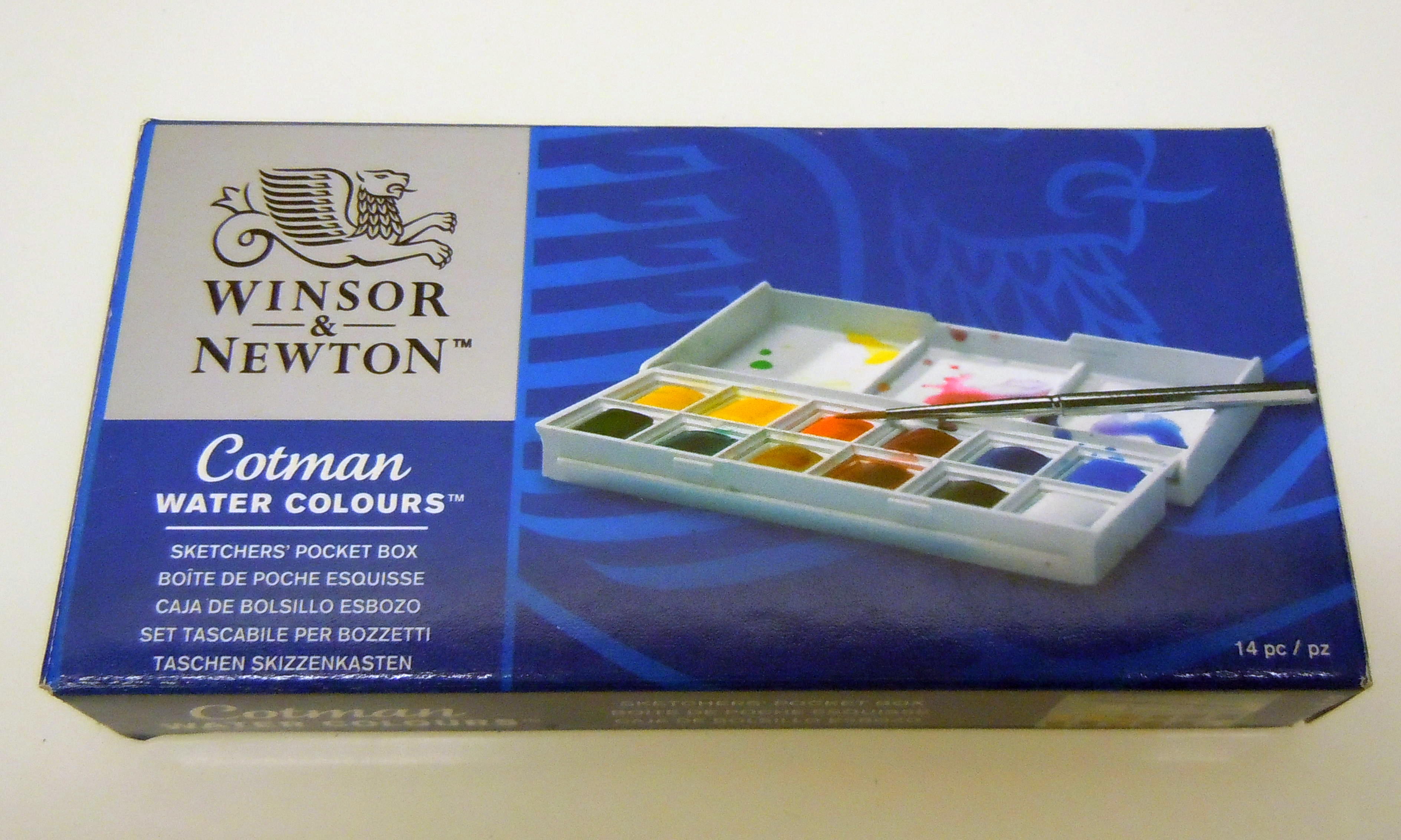 Winsor & Newton Cotman Water Colours 12 - 1/2 koppar