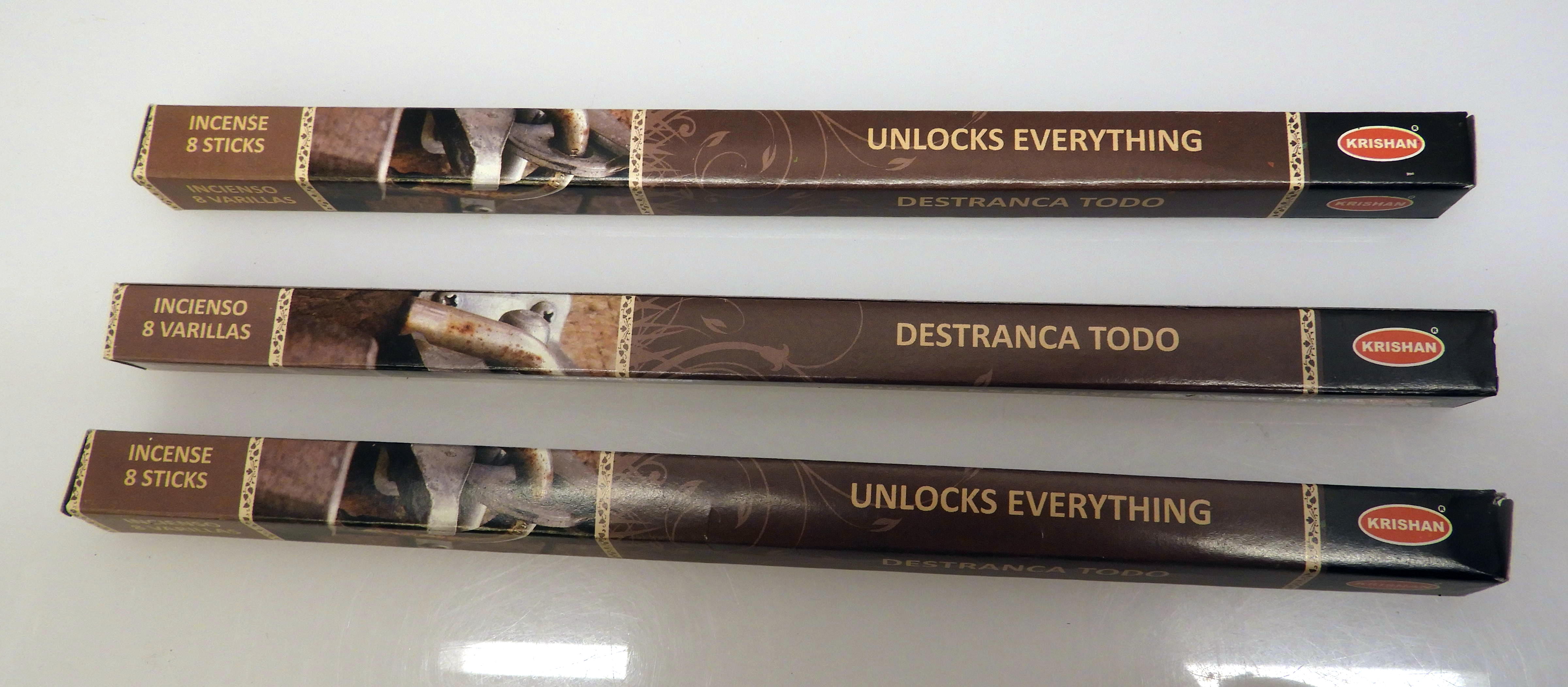 Rökelser UNLOCKS EVERYTING 3 pack