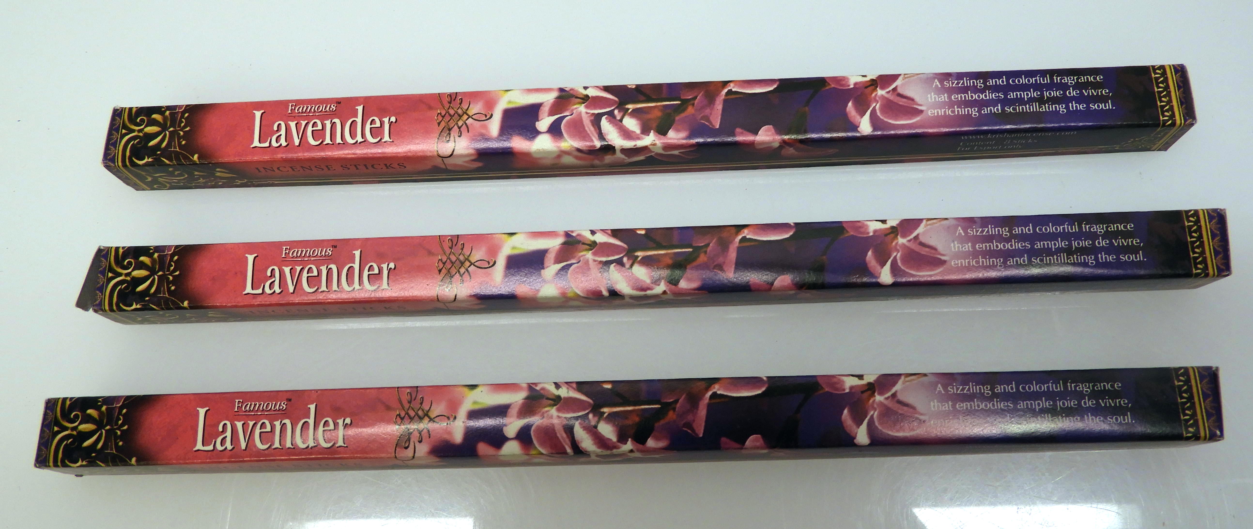 Rökelser LAVENDER 3 pack