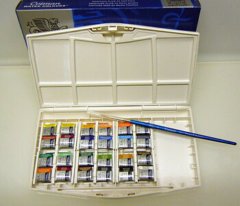 Winsor & Newton Cotman Water Colours 24 st. 1/2 kopp