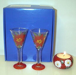 Julros, snapsglas 2 cl 2 pack Julstjärna