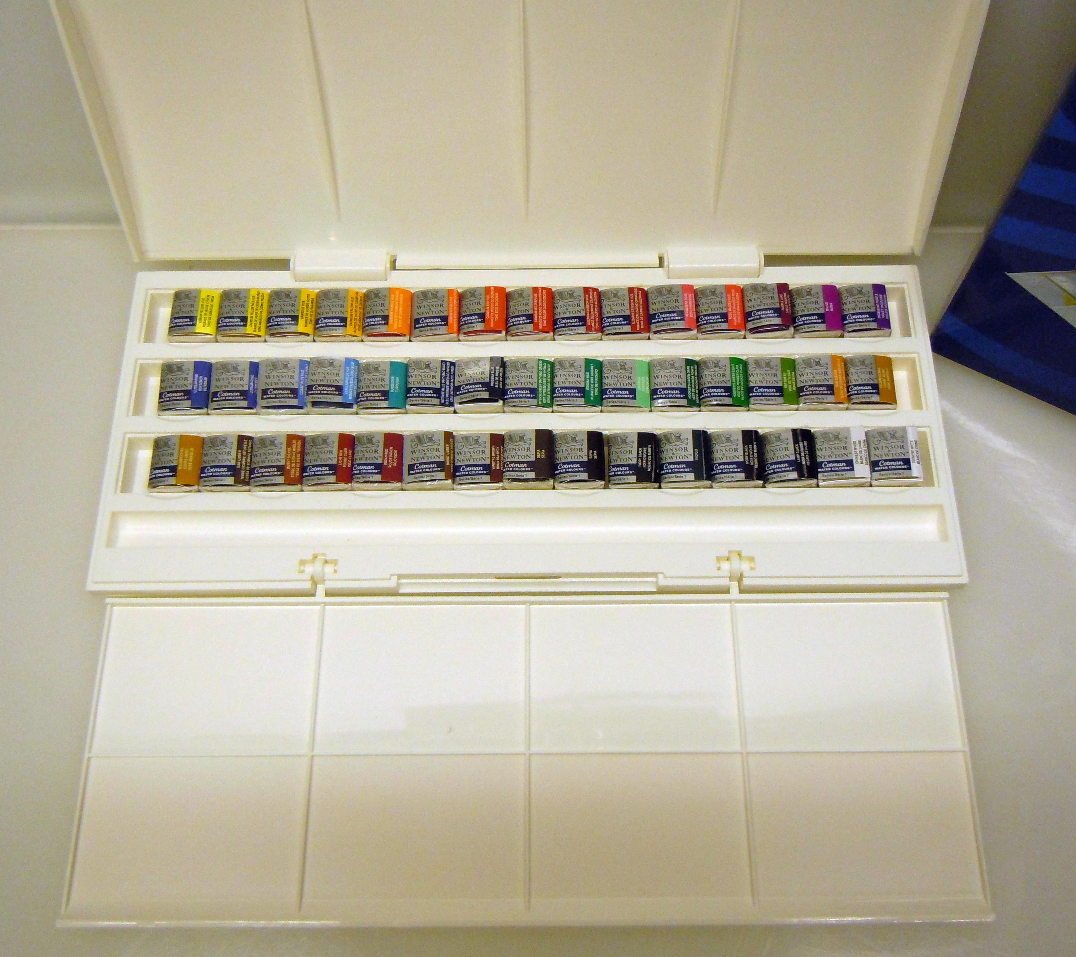 Winsor & Newton Cotman Water Colours 45 st. 1/2 kopp