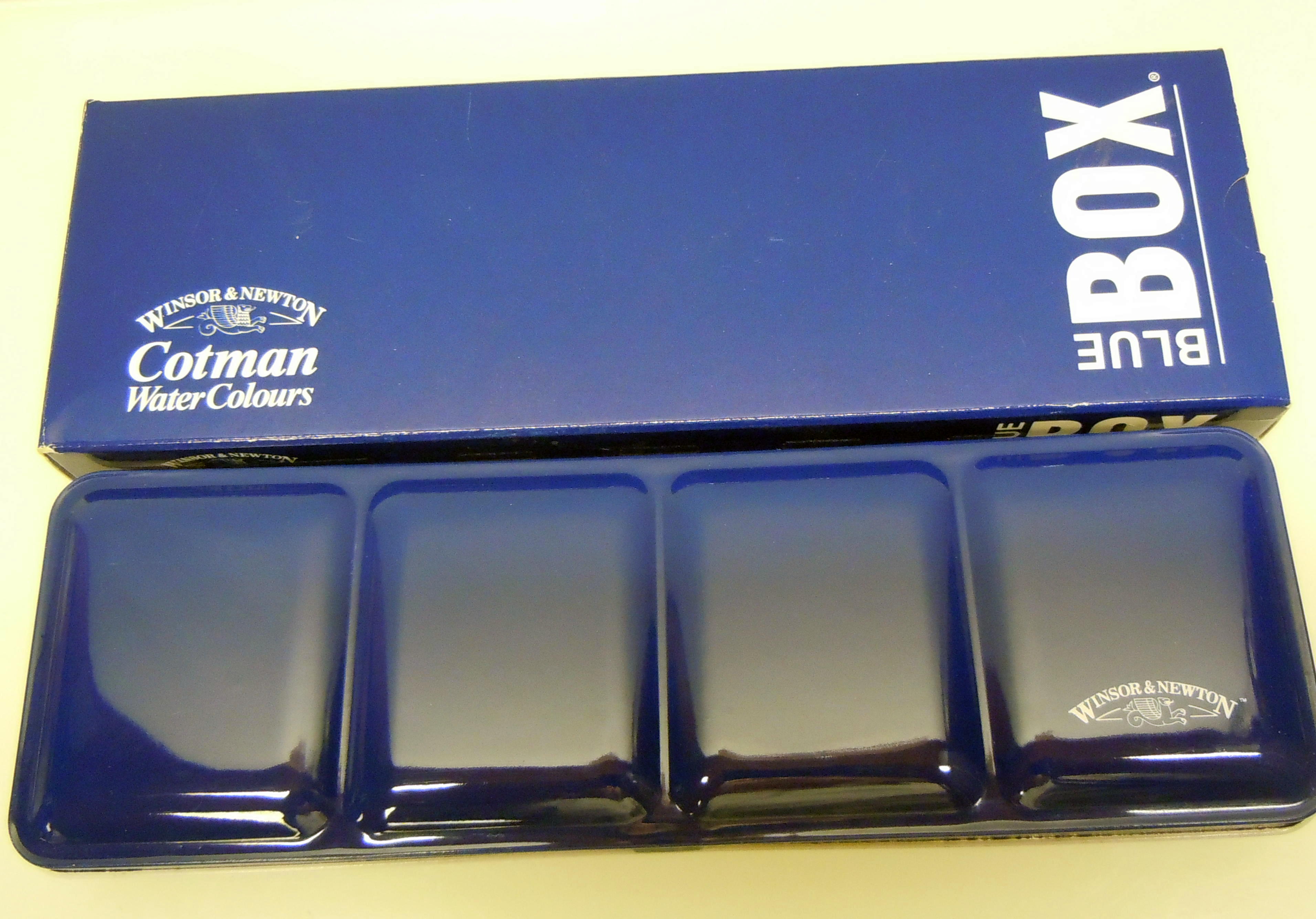 Winsor & Newton Cotman Water Colours 12 st. 1/2 kopp / Plåtbox