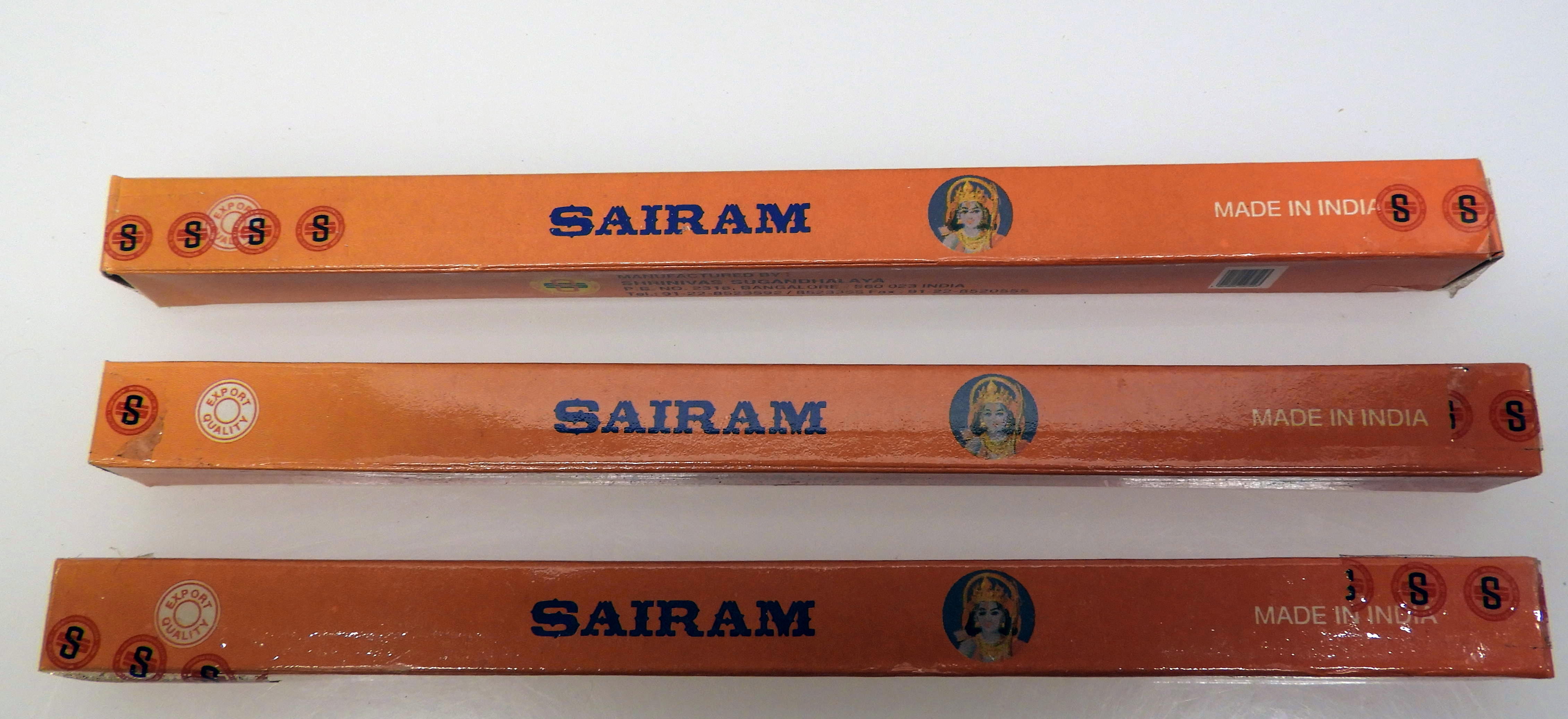 Rökelser SAIRAM 3 pack