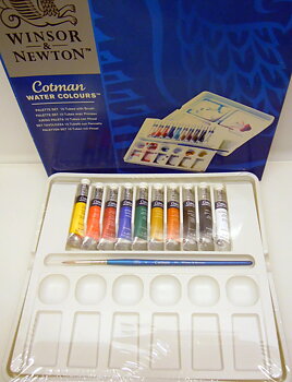 Winsor & Newton Cotman Water Colours 10 tuber a 8 ml.