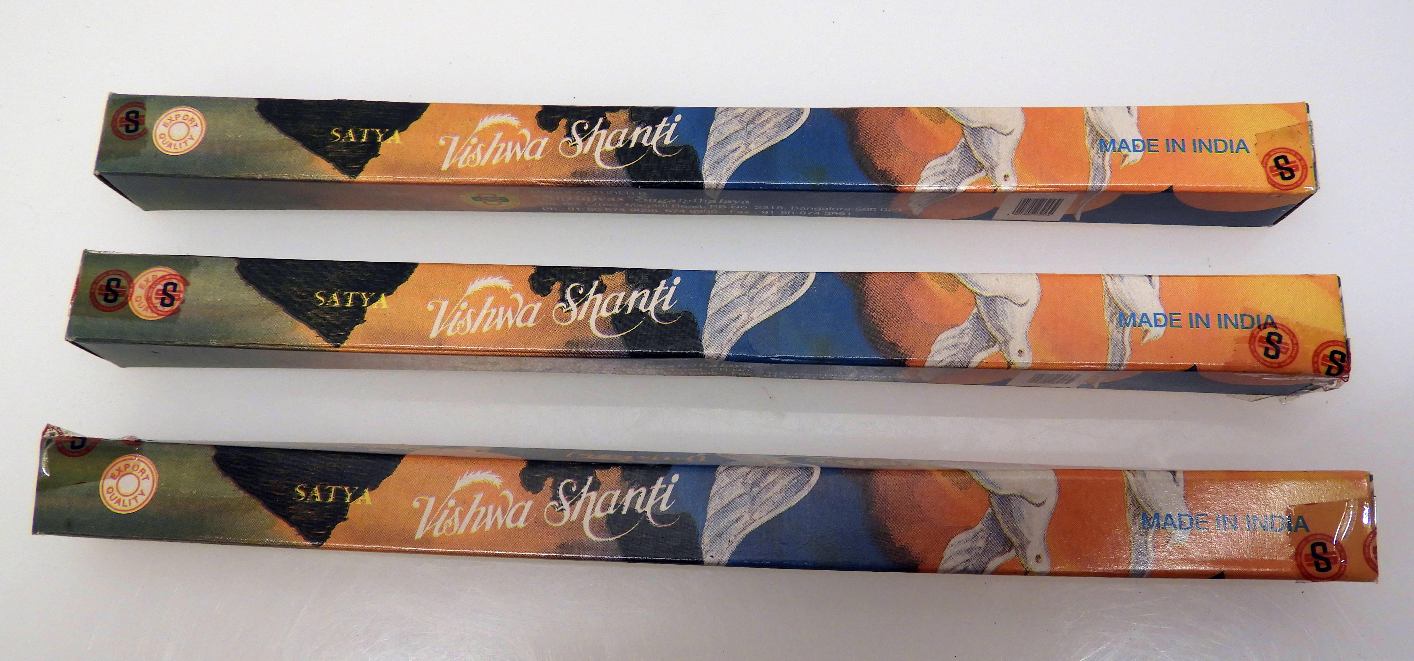 Rökelser VISHWA SHANTI 3 pack