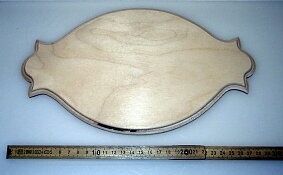 Dörrskylt medaljong  30 cm