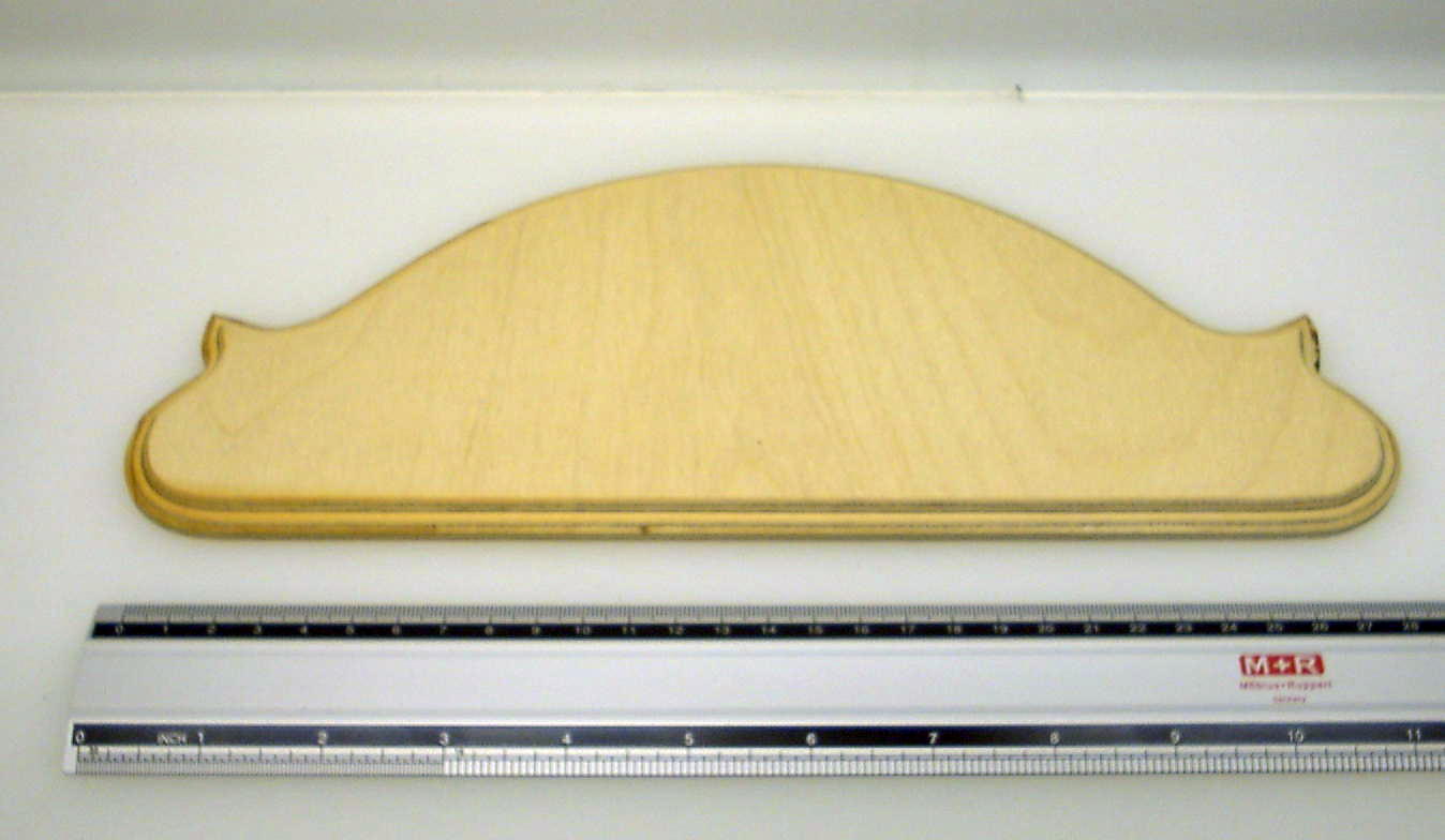 Dörrskylt medaljong  30 cm 1/2