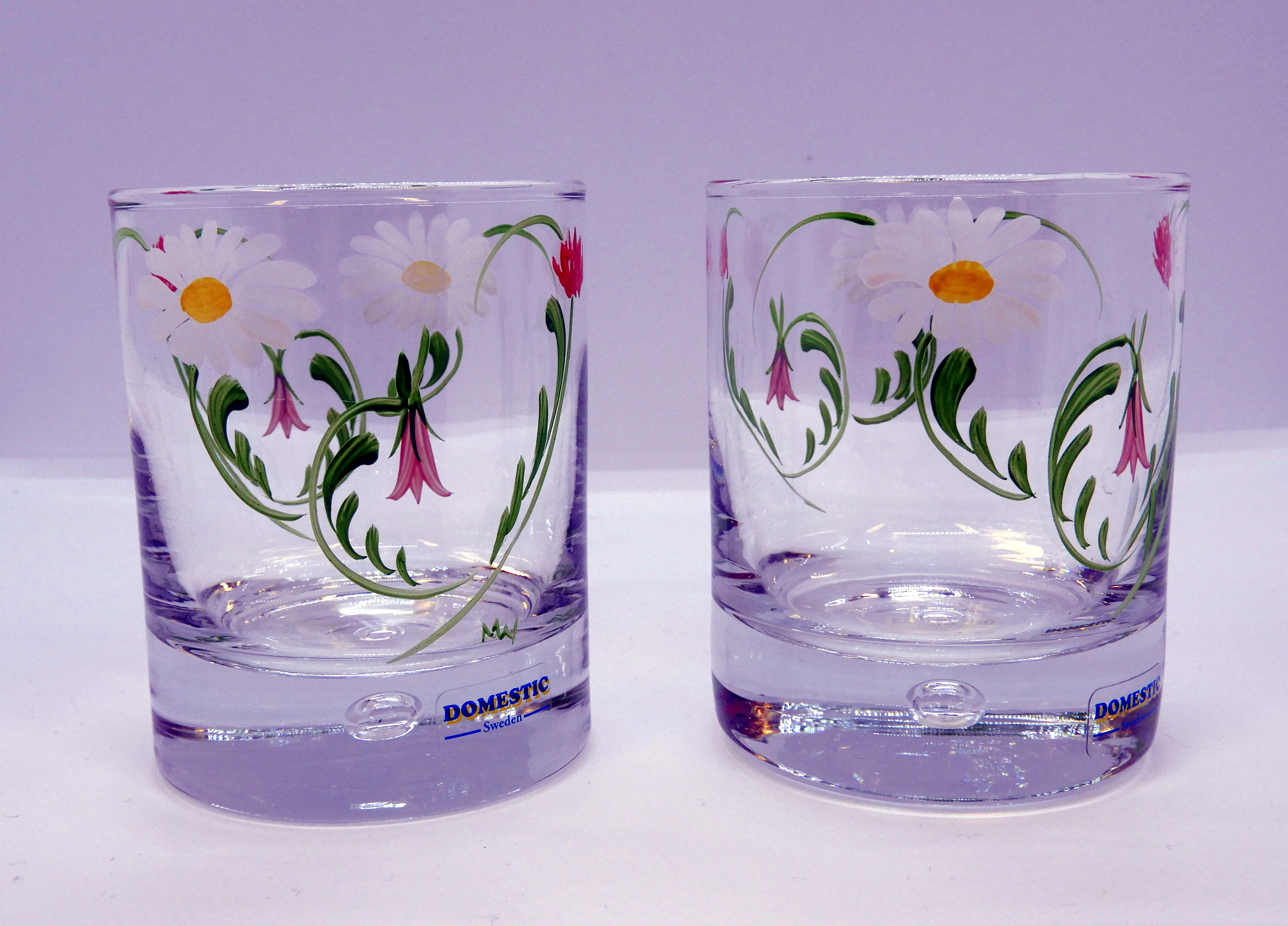 Blomkrans Mellanglas  2 pack