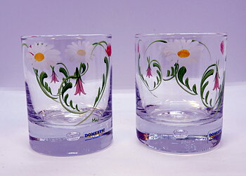 Blomkrans Mellanglas  2 pack