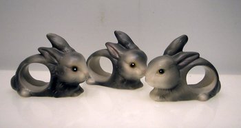 Keramik Påsk Servettring Hare