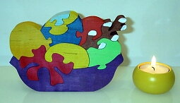 Pussel Påsk korg