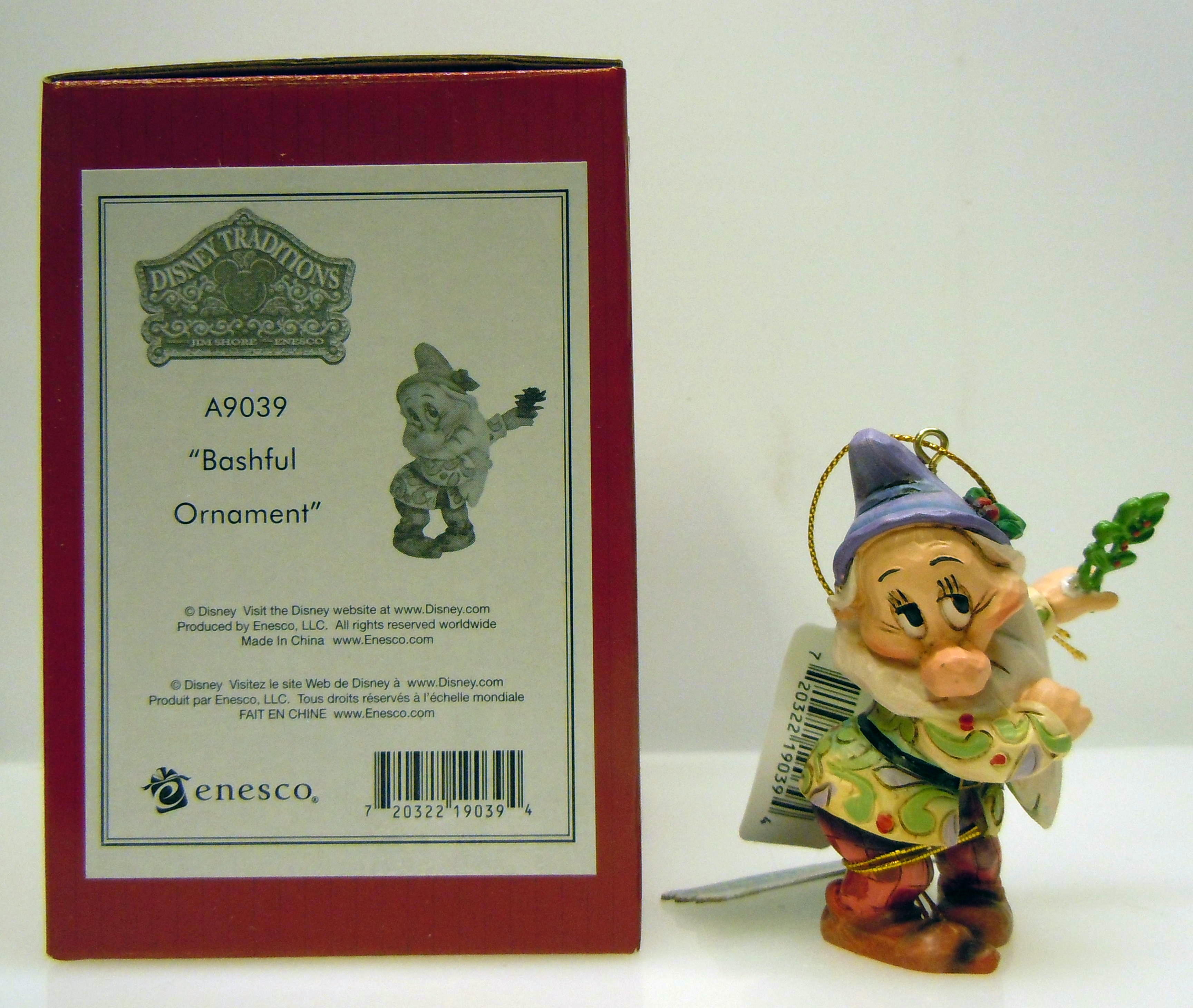  Disney Blyger av Jim Shore Bashful/Flovmand - 5