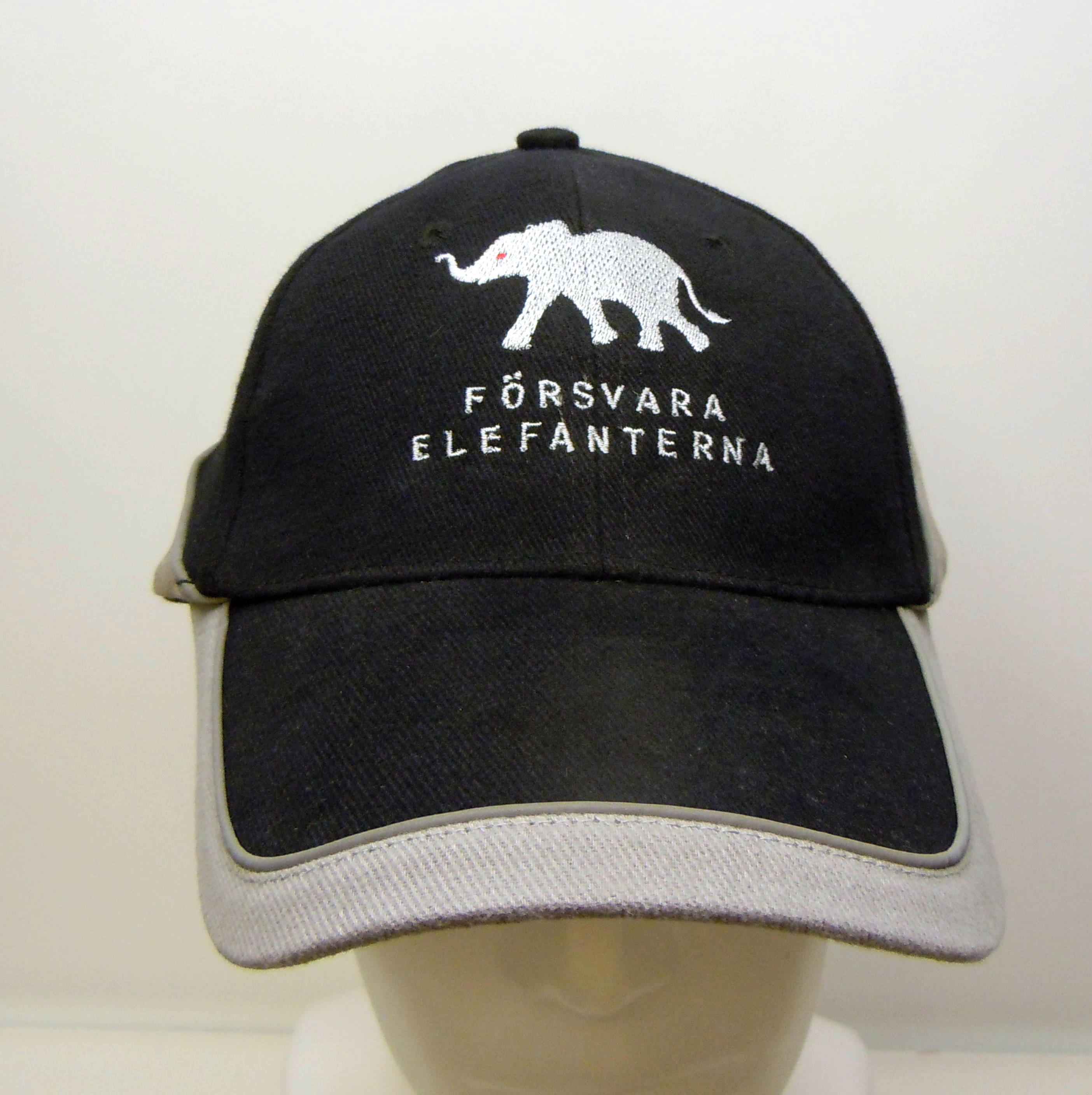 Försvara Elefanterna Broderad keps, grå 