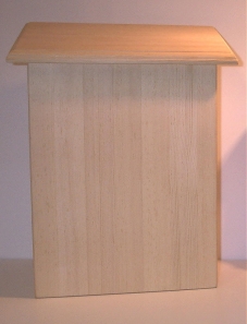 Postlåda, Brevlåda i trä