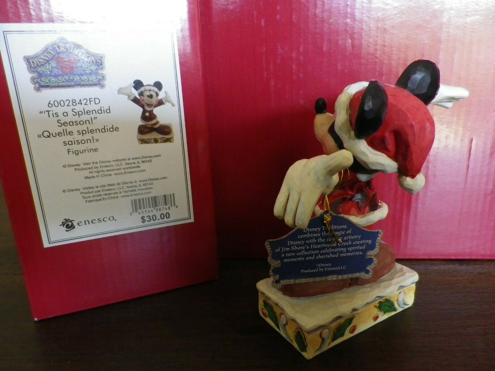Disney Musse Pigg Mickey Mini Christmas av Jim Shore - 5