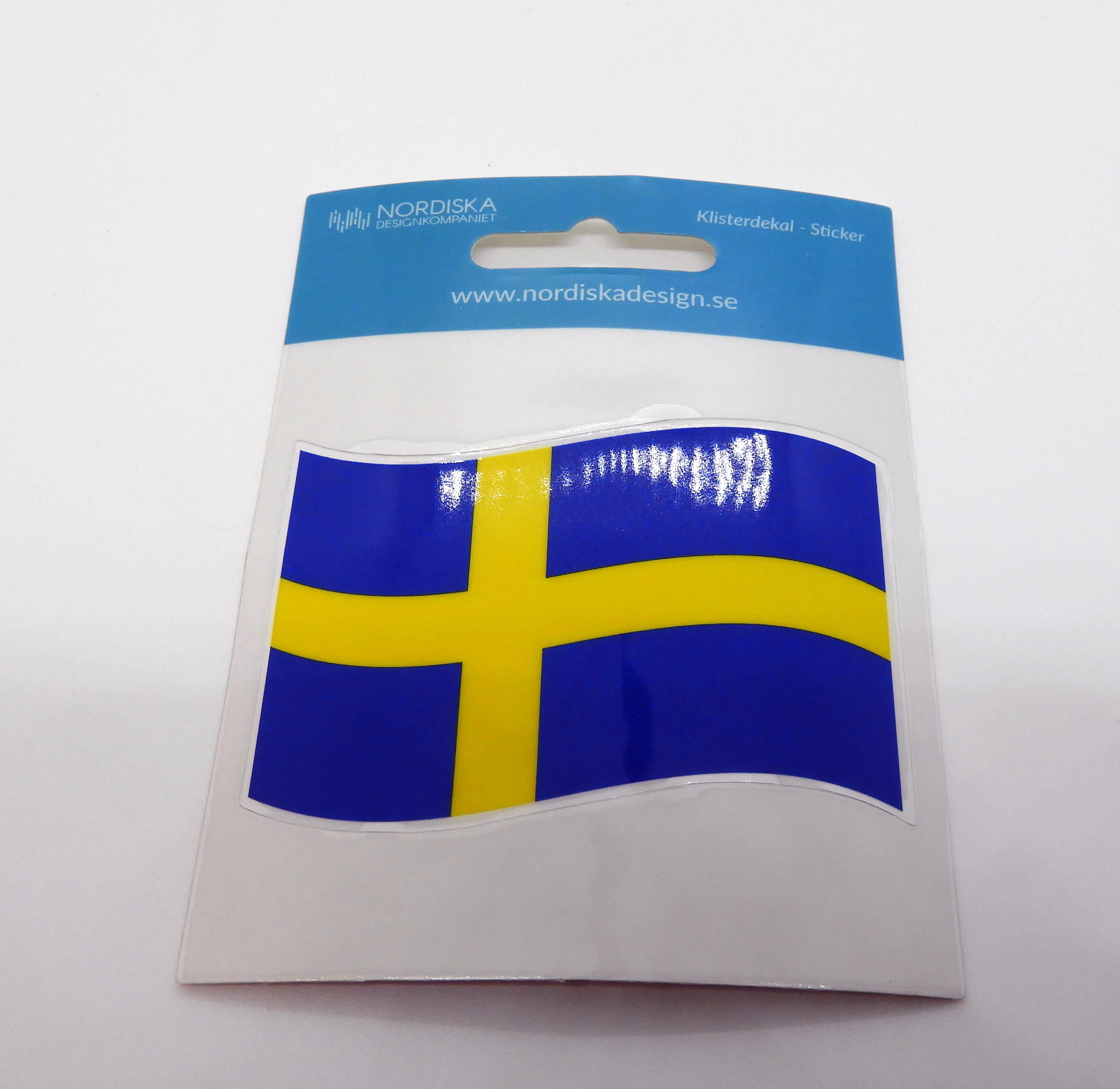 Klistermärke Dekal Sverigeflagga 7,0 x 4,5
