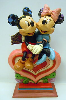 Disney Heart to Heart, Musse & Mimmi Pigg "Valentine" av Jim Shore