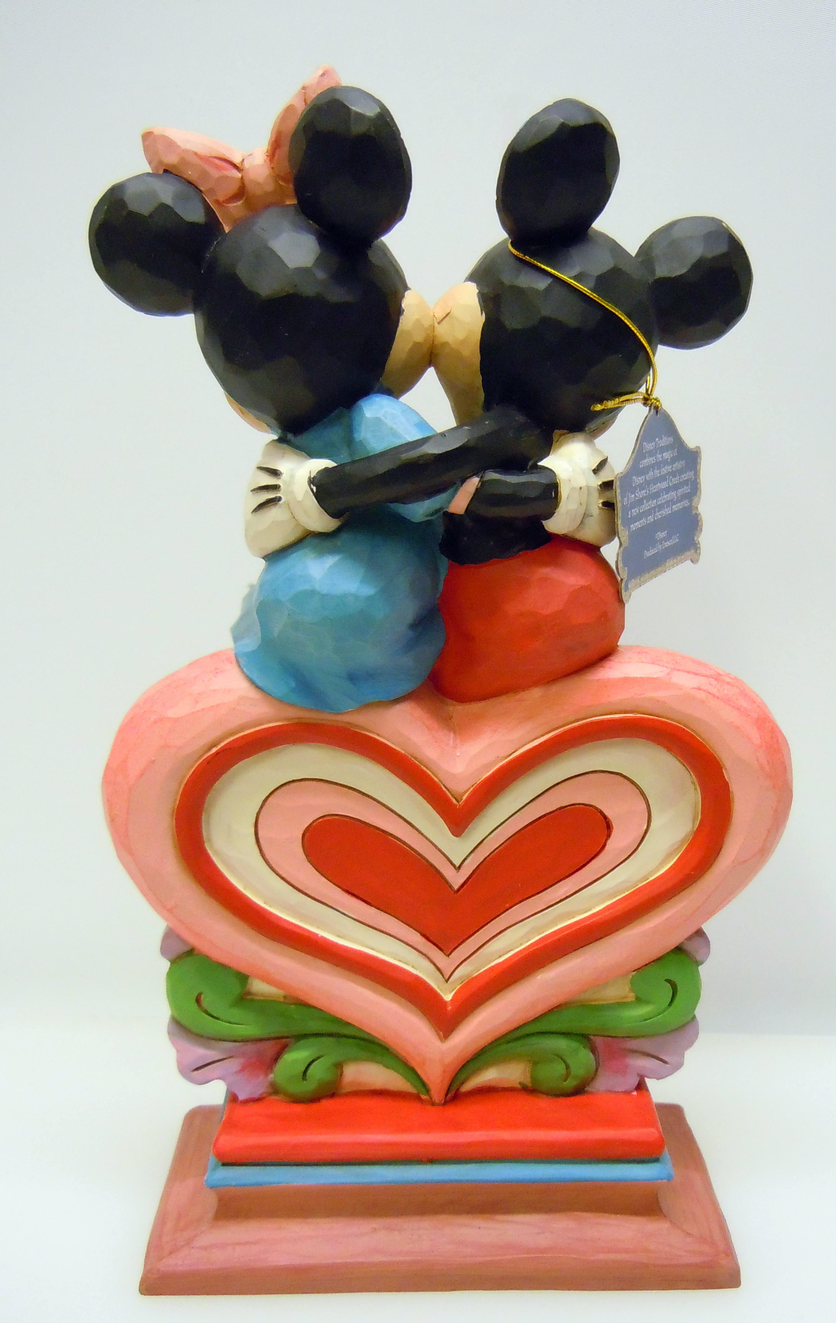 Disney Heart to Heart, Musse & Mimmi Pigg "Valentine" av Jim Shore - 3